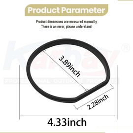 2 Pack Replacement Gasket for Ryobi 18v Cordless Stick Vac PCL720B, PCL720K, PBLSV716B, PBLSV716K, PBLSV717B, PBLSV717K