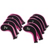 Golf Club Iron Head Covers, 10Pcs Neoprene Waterproof Wear Resistant