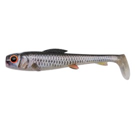 Abu Garcia Svartzonker McPike – Premium Freshwater Pike Fishing Lure with Changeable Smack! Disc, Tail Action for Targeting Pike, Zander, and Predatory Fish – Red Tiger 25 cm