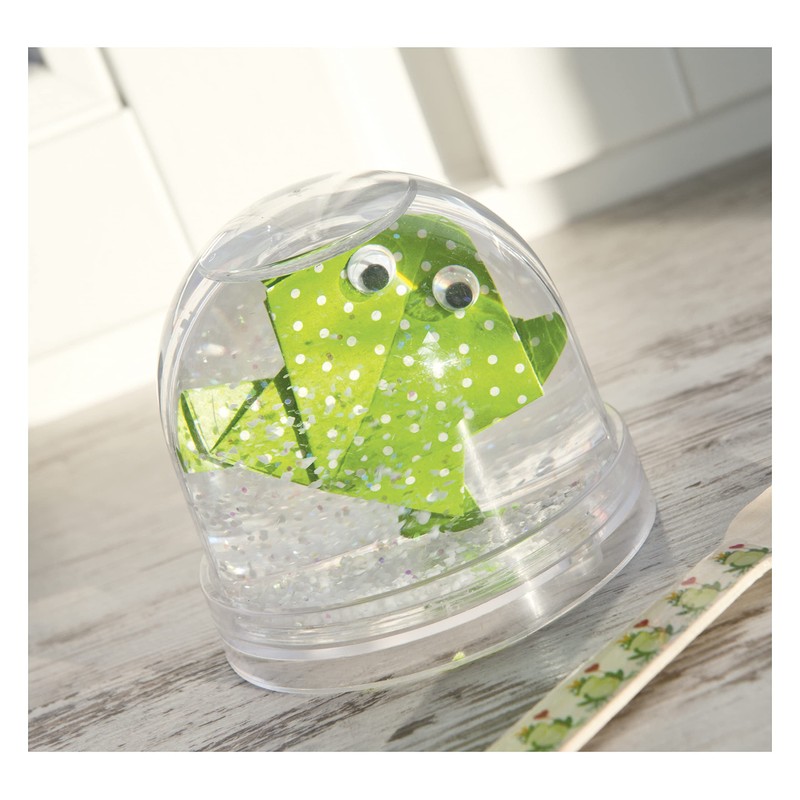 Heyda 204888400 DIY Acrylic Snow Globe 9 x 8.5 cm