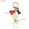 Happy Poodle KH Women's Key Chain, light pink
