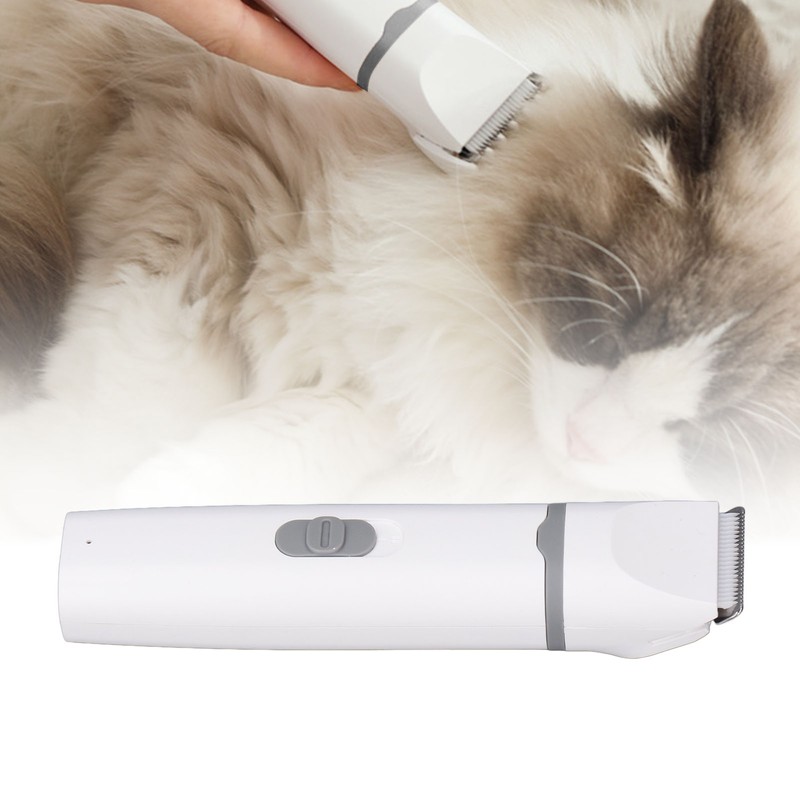 Pet Grooming Kit with 4 Different Blades USB Rechargeable Safe