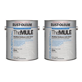 Rust-Oleum 375658-2PK The MULE Modified Urethane Latex Epoxy, Gallon, Gloss White, 2 Pack
