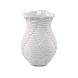 Goebel Hacienda Kaiser Vase aus Biskuitporzellan in der Farbe Weiß, Höhe: 15,5cm, 14-000-71-5