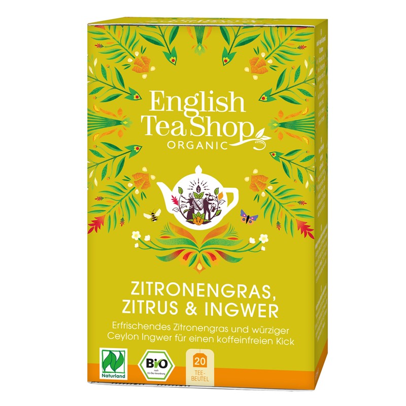 English Tea Shop Lemongrass Ginger & Citrus Fruits Organic ,20