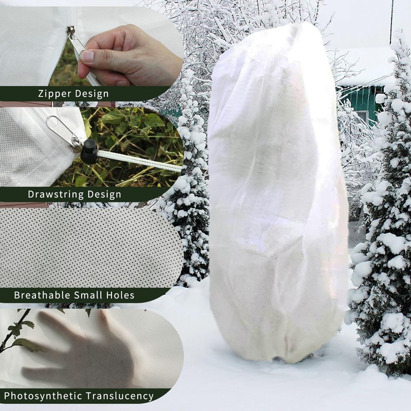 HFXXAD 5.9 X 4.6 Ft Plant Covers Freeze Protection, Plant