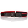 Olata Children’s Elasticated Belt with Buckle and Black Leather Fittings
