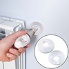 8 PCS Plastic Radiator Pipe Covers Pipe Collars, White Radiator