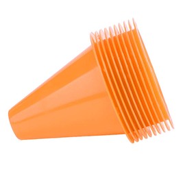 Yosoo Health Gear Training Cones Soccer, Football Cones for Training 10pcs Training Traffic Cones Football Training Holder Marker for Outdoor Activity Football Soccer Training(Orange)