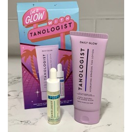 Tanologist Self Tanning Duo ~ Hydrating Tan Lotion /Face Body Drops Medium-Dark