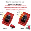 weelye 2 Pcs Kids Electric Ride On Car Motorcycle Foot