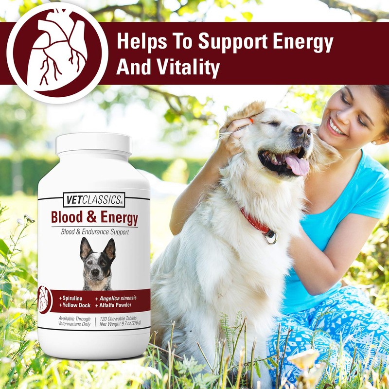 Vet Classics Blood & Energy Support for Dogs, Supports Endurance