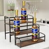 3-Tier Coffee Syrup Rack for Countertop, Large Capacity 12-Bottles Syrup