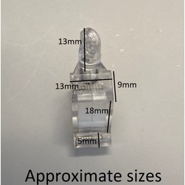 Venetian Tilter for 4mm Square shaped tilt rod, white gear, 25mm blind (VN1007)