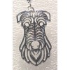 Irish Wolfhound Dog Silver Alloy Hook Drop Earrings Jewelry