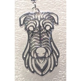 Irish Wolfhound Dog Silver Alloy Hook Drop Earrings Jewelry