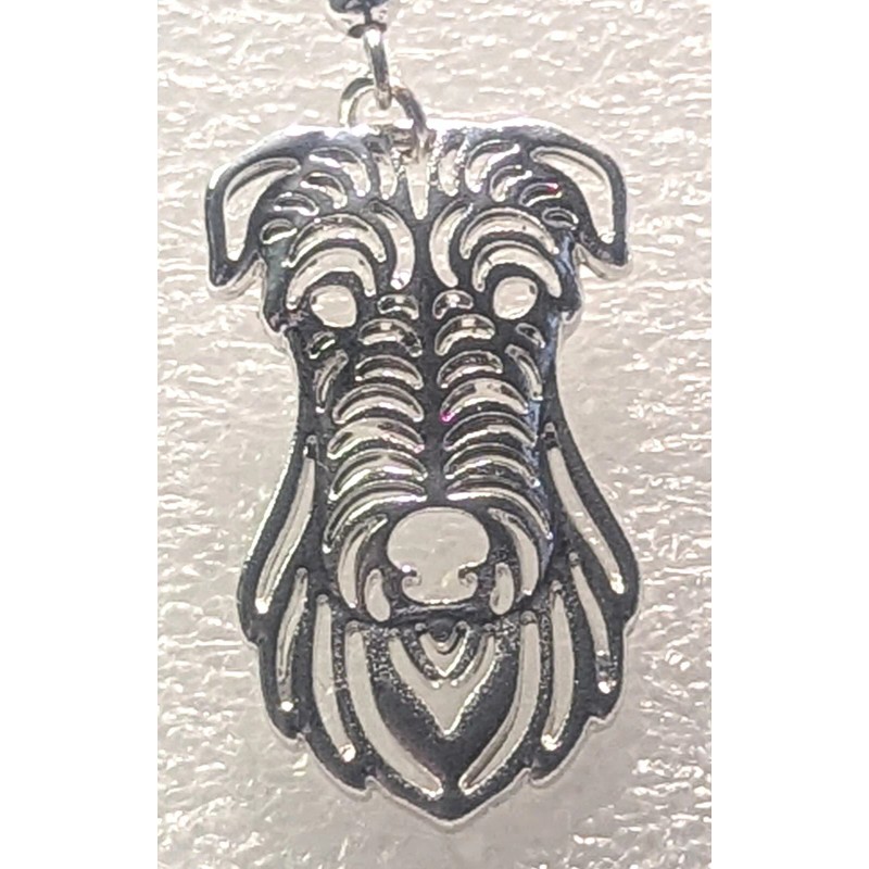 Irish Wolfhound Dog Silver Alloy Hook Drop Earrings Jewelry