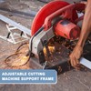 Adjustable Support Frame for Cutting Machines, Foldable Cutting Machine, Standing,