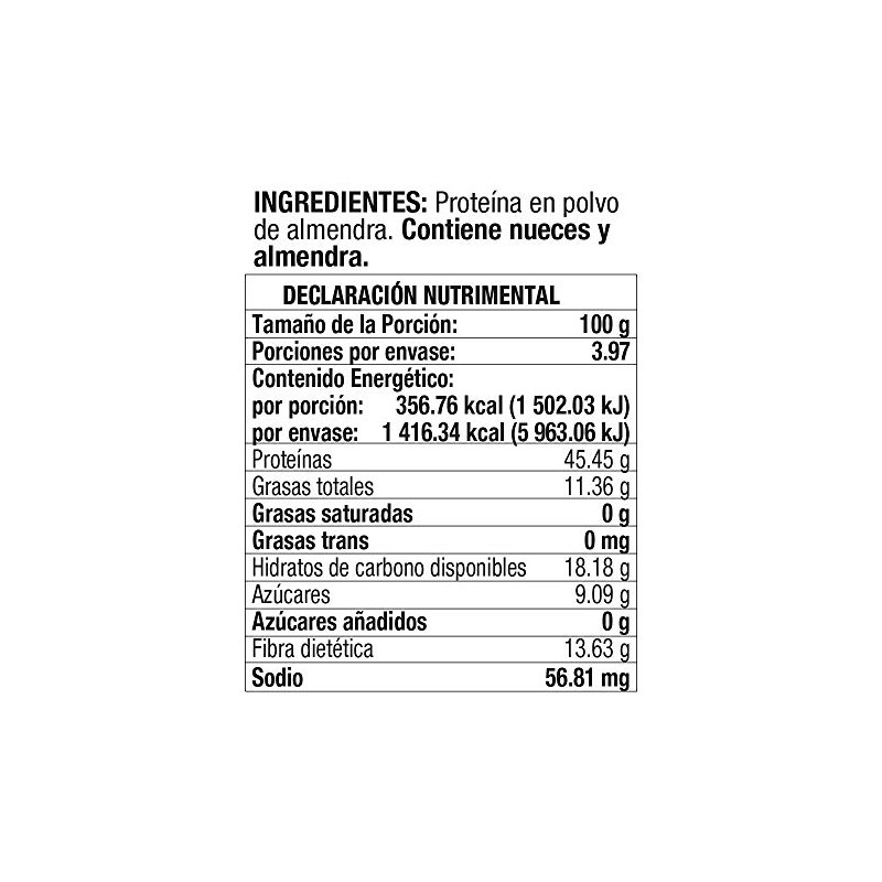 Bobs Red Mill, Proteína de almendra gluten free, 397 gramos