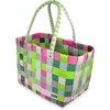 normani Plastic Wicker Basket Ideal as a Shopping or Beach