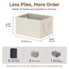 StorageWorks Fabric Storage Bins for Shelves, Storage Baskets for Closet