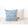 DDintex FLORET LONDON Cushion Cover, Josephine Blue, 17.7 x 17.7