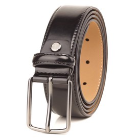 Giantsize - Cinturones extra largos para hombres grandes y altos, Negro M05, 44"-47" Waist Adjustable