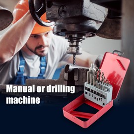 Thread Repair Kit | 16 Piece Thread Repair Set | Tap Cutter Set HSS M3 - M12 Tap Set Including Core Hole Drill Cutting Tap Helicoil Set with Tap Wrench Tap Set