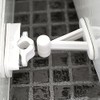 Quality Auto Spring White Door Holder Catch/Lock Fixings Included Bedroom/Bathroom/Living