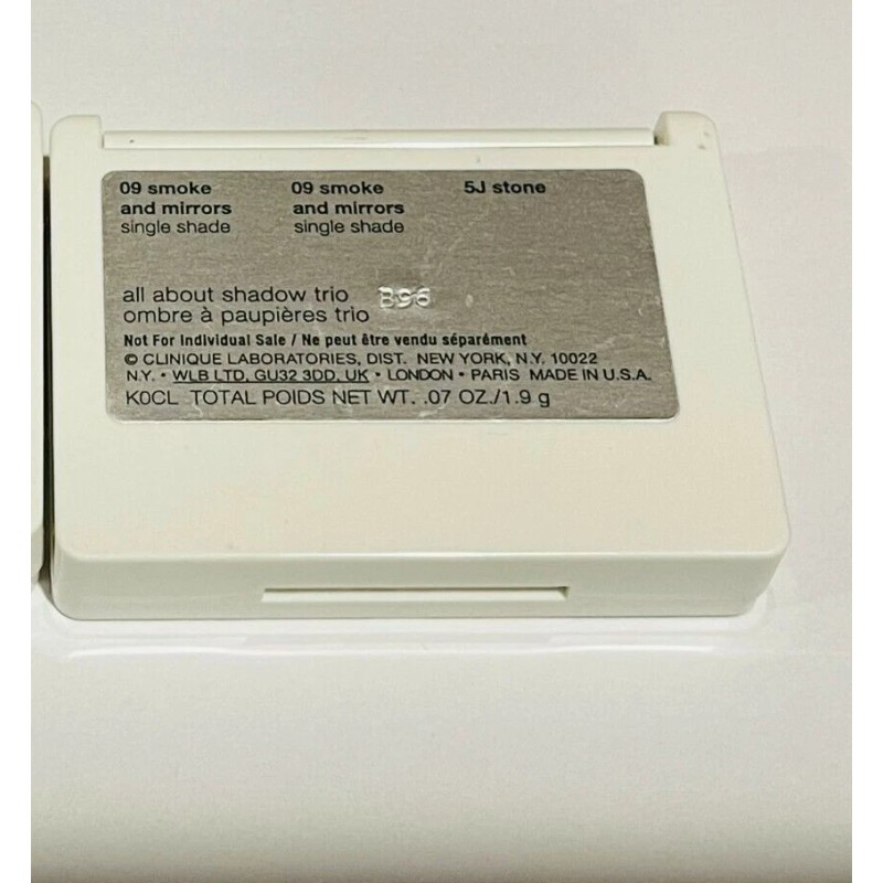 Clinique Color Surge Eye Shadow Trio Compact 09 Smoke &