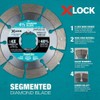 Makita X-Lock 4-1/2In Segmented Diamond Blade For Masonry Cutting