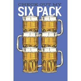 Check out my Six Pack: - Notebook de bière doublé - 120 pages lignées pour tenir des idées et des pensées cadeau