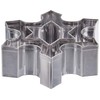 cotta 91945 Christmas Cookie Shape, Snowflake, Star, Silver, W 2.3