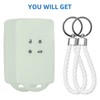 Pack of 2 Car Key Case Blue Compatible with Renault