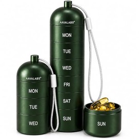 7-Day Pill Box Organiser | Weekly Pill Boxes 7 Day 1 Times a Day