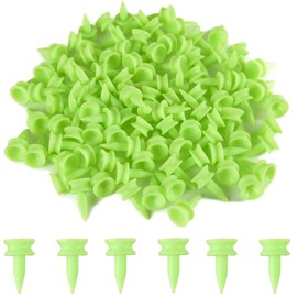 DILUSILK Golf Tees Plastic, 100 PCS 21MM Small Green Golf Tees Plastic Golf Tees Durable Portable,Golf Tees Durable and Highly Visible Golf Tees for Golfer Practice Small Green Golf Tees