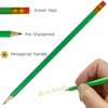 LCPQMZGH 12 Pcs Erasable Checking Pencils, Pre-Sharpened, for Marking, Coloring,