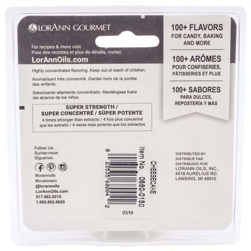 Lorann Oils Candy and Baking Flavoring Bottle (2 /Pack), .125