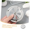 Outanaya 2pcs Stainless Steel Oven Vent Cover Damper for Drying