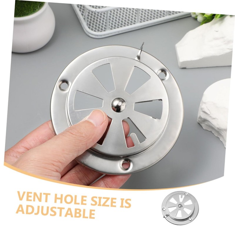Outanaya 2pcs Stainless Steel Oven Vent Cover Damper for Drying