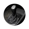 JPstraps - Gear Stick Gaiter Genuine Leather Black Compatible with