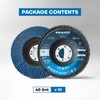 Flap Discs 4 1/2 x 7/8-Inch, 40 and 60 Grit