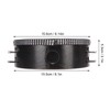 6 Inch Tambourines Double Row Melodious Polished Reflective Drum Hand