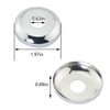 ZZHXSM 12 PCS 1/2 Inch Chrome Plated Stainless Steel Pipe