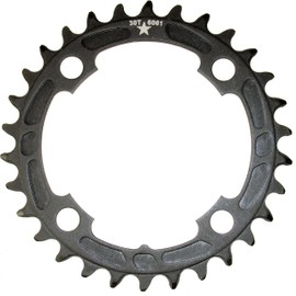 USAMade 94mm BCD 4-Bolt SHARKTOOTH Narrow Wide Mountain Chainring Made in USA- New (30T)