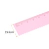 sourcing map Straight Ruler 15cm Metric Aluminum Alloy Ruler Wave