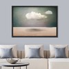 SIGNWIN Framed Canvas Print Wall Art Surreal Cloudy Sky Desert