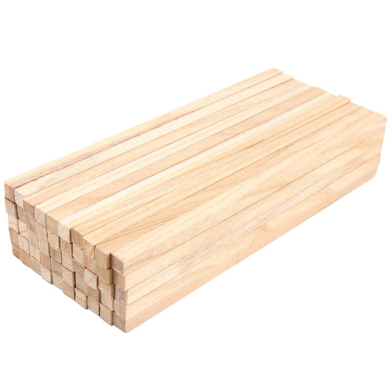 JAPCHET 100 Pack 12 x 1/2 x 1/2 Inch Square