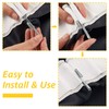 70 Pieces Metal Curtain Hooks Slip on Drapery Hook Shower