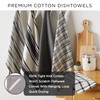 DII Assorted Woven Dishtowel Collection Classic Oversized, 20x28, Stone, 5